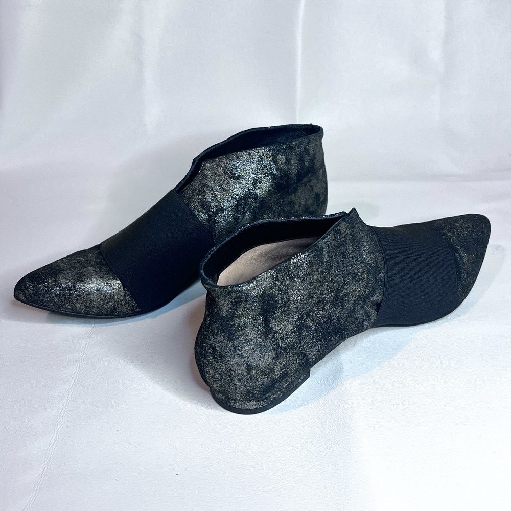 fs ny (French Sole NY)  Leather Pointed Toe Booties